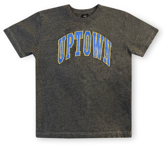 UPTOWN * NYC * DESTROYED VARSITY TEE